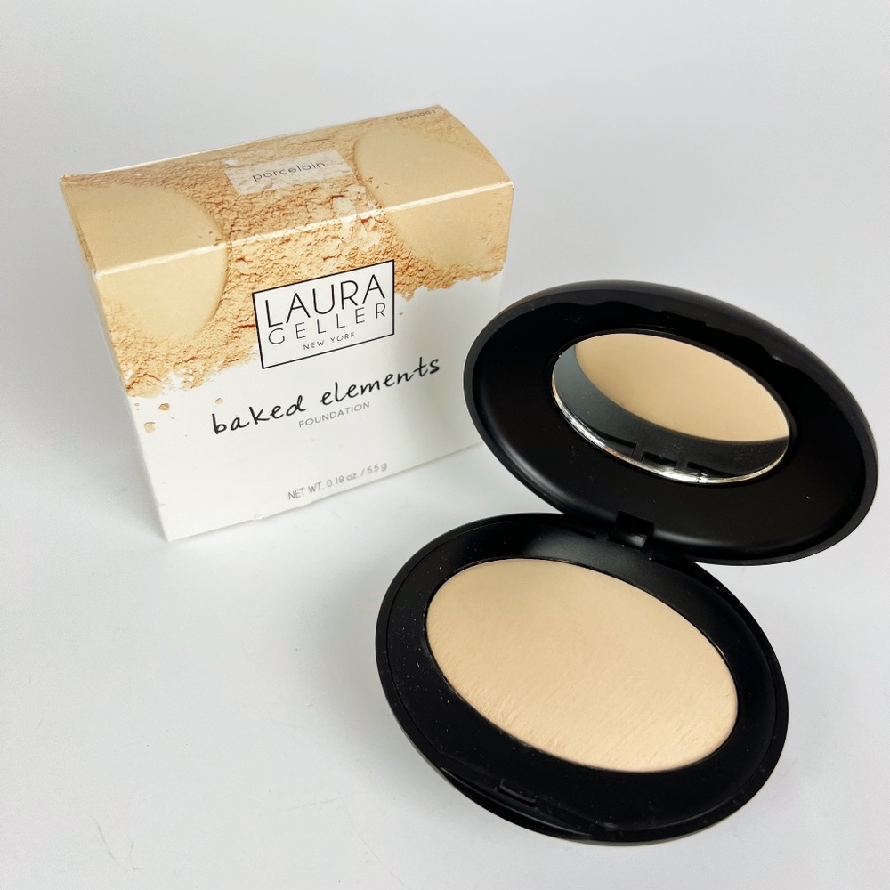 Laura Geller Baked Elements Foundation PORCELAIN .19 oz/5.5g Full Size RARE